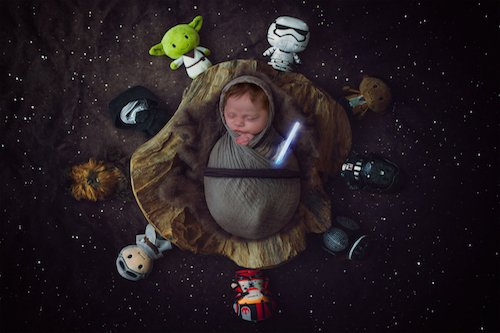 Newborn Photographer - Star wars - Emma Lowe Photography