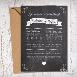Mrs K Design - Wedding Invitations Leicestershire