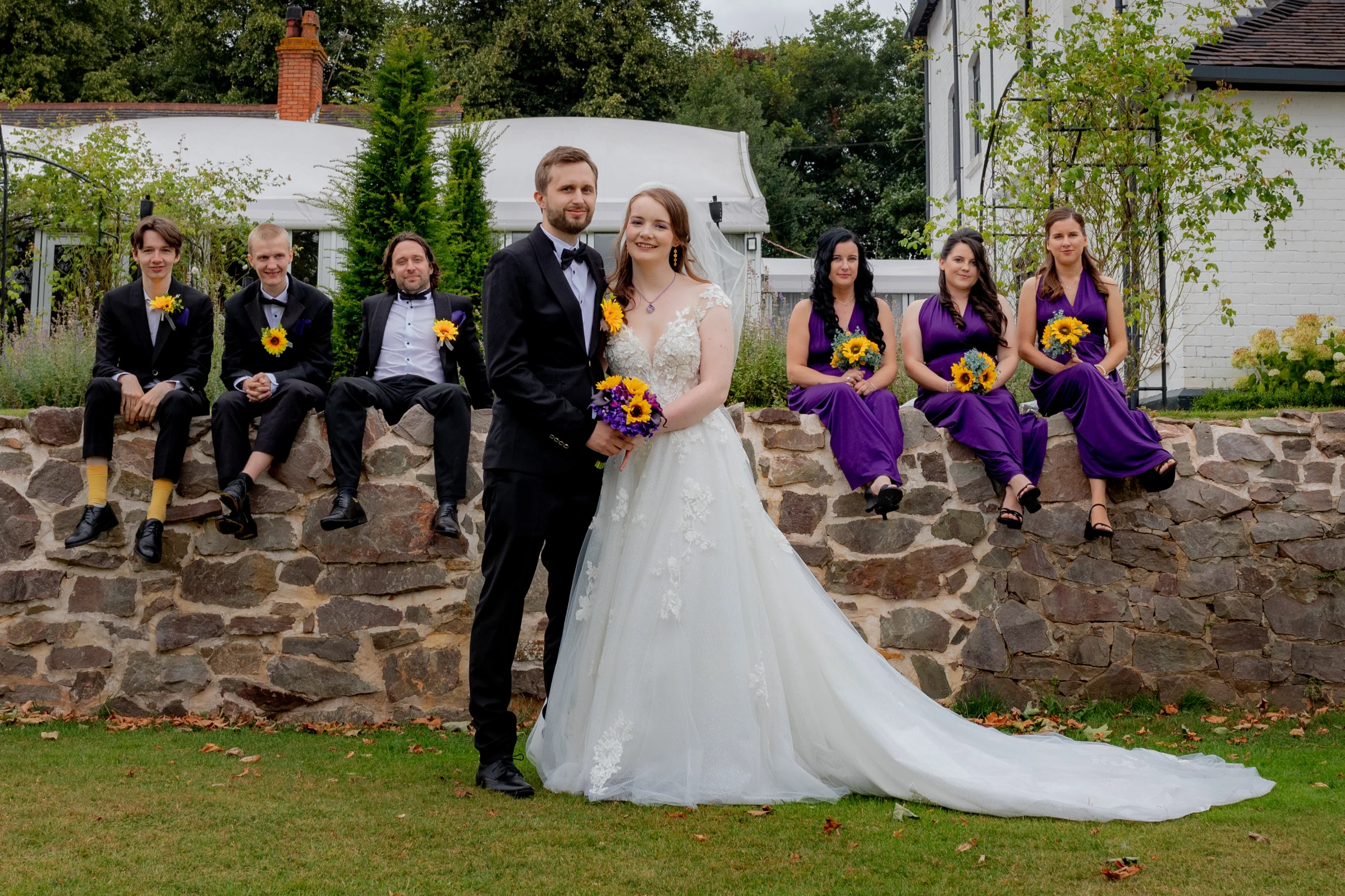 E&O-1592 Bridal Party at Ashton Lodge Wedding Photographer