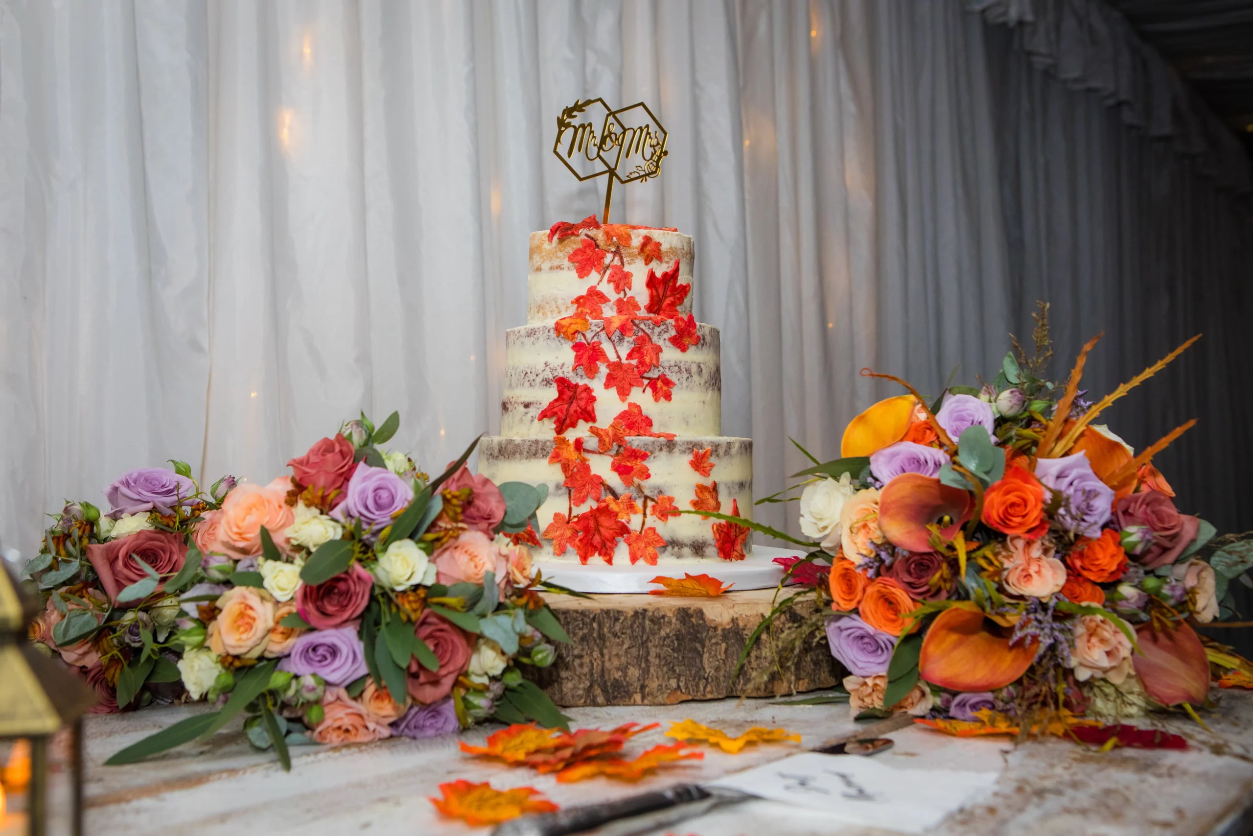 J&A-0840 Wedding Cakes at Ashton Lodge Wedding Venue Emma Lowe