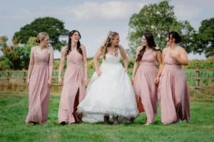 Katie and Ants Wedding at the family farm in the summer time