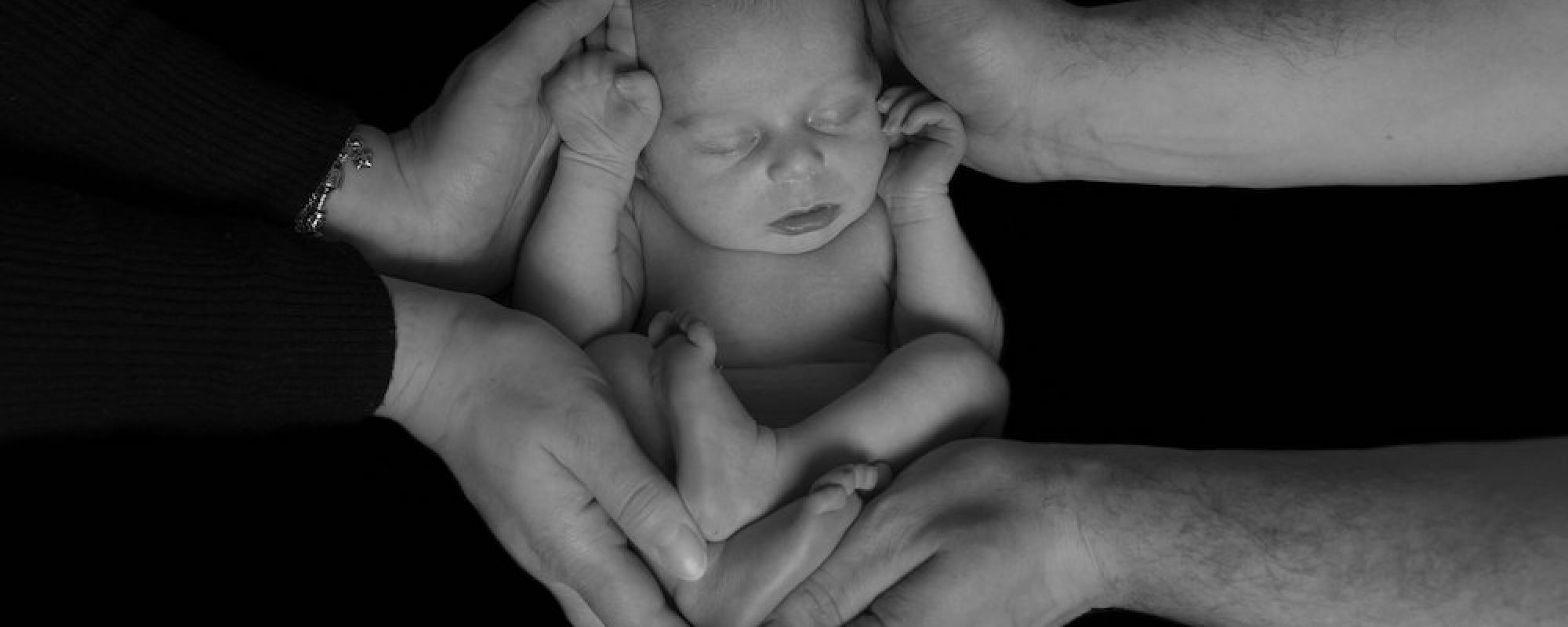 Black & White Newborn Photography